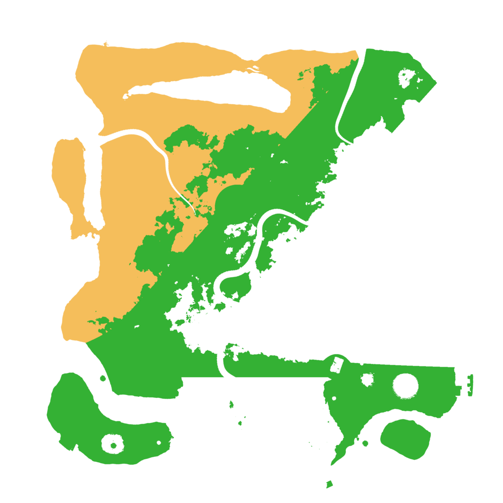 Biome Rust Map: Procedural Map, Size: 3500, Seed: 1543610824
