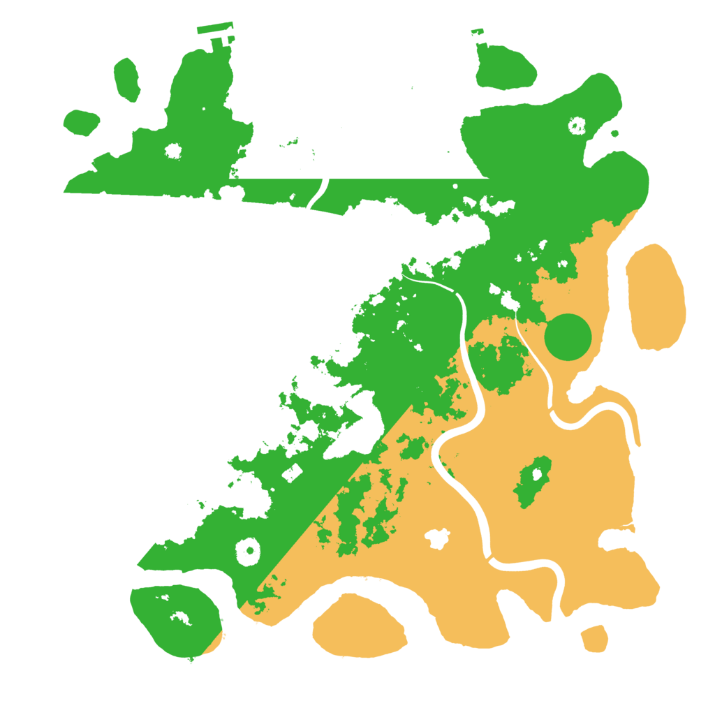 Biome Rust Map: Procedural Map, Size: 4000, Seed: 135475757