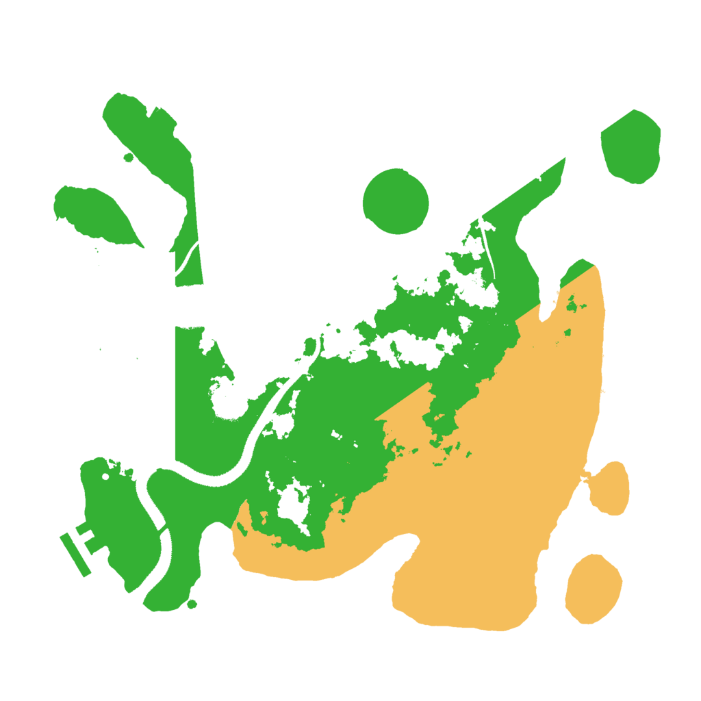 Biome Rust Map: Procedural Map, Size: 3000, Seed: 224543543