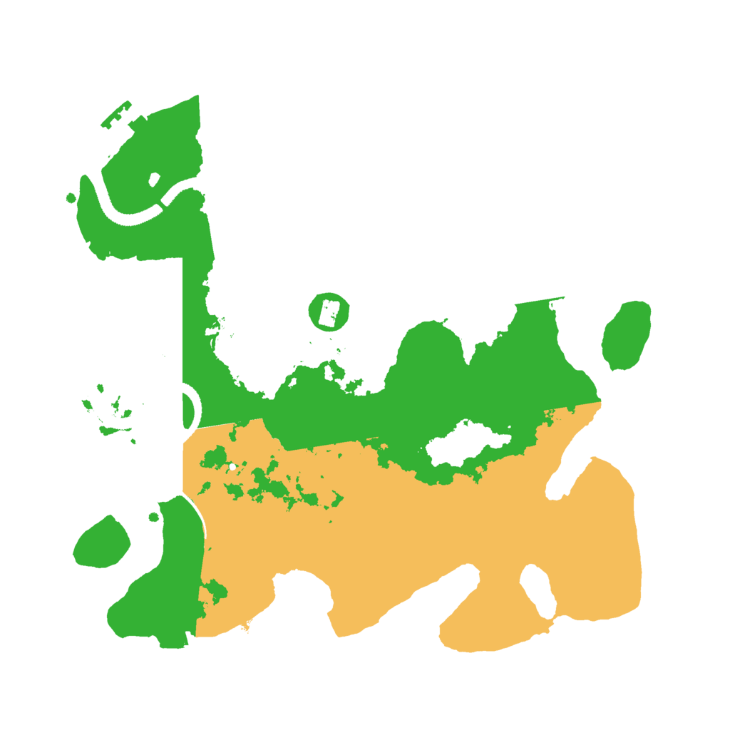 Biome Rust Map: Procedural Map, Size: 3000, Seed: 2476001