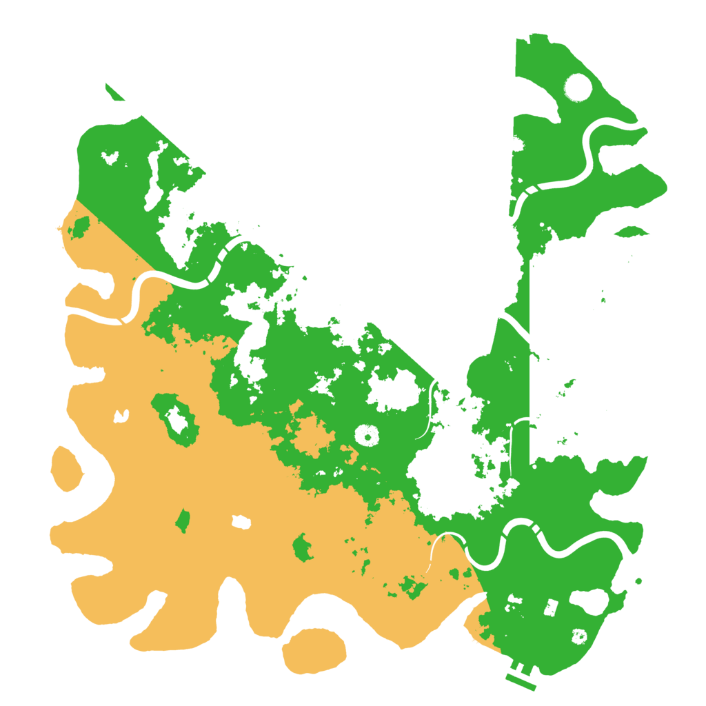 Biome Rust Map: Procedural Map, Size: 4500, Seed: 653655087