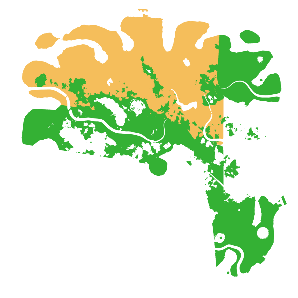 Biome Rust Map: Procedural Map, Size: 4500, Seed: 1257833054