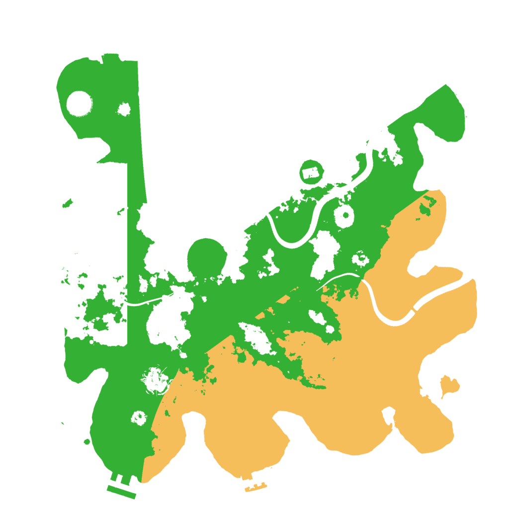 Biome Rust Map: Procedural Map, Size: 3500, Seed: 605738009