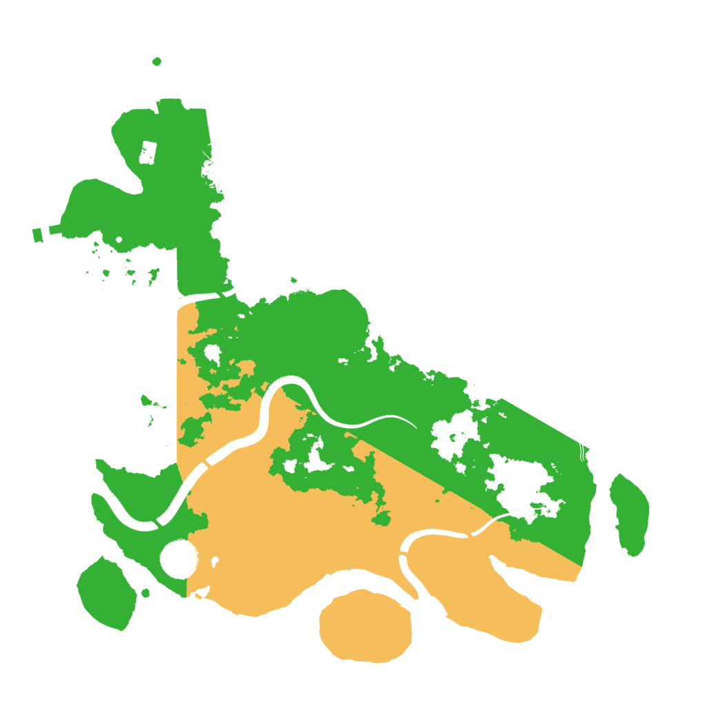 Biome Rust Map: Procedural Map, Size: 3300, Seed: 3333