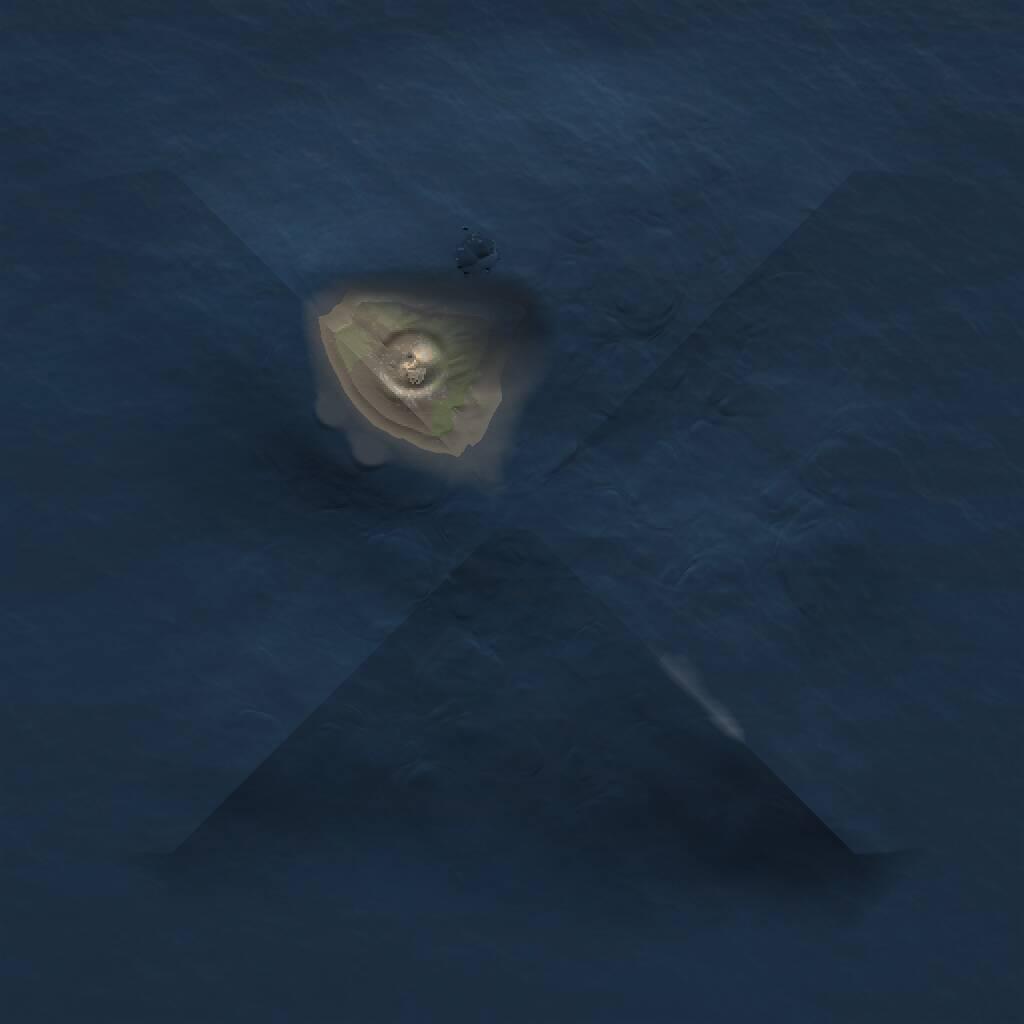 Rust Map: Procedural Map, Size: 1000, Seed: 464588311, 1 Monuments