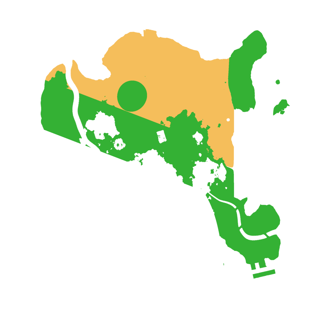 Biome Rust Map: Procedural Map, Size: 2800, Seed: 484031856
