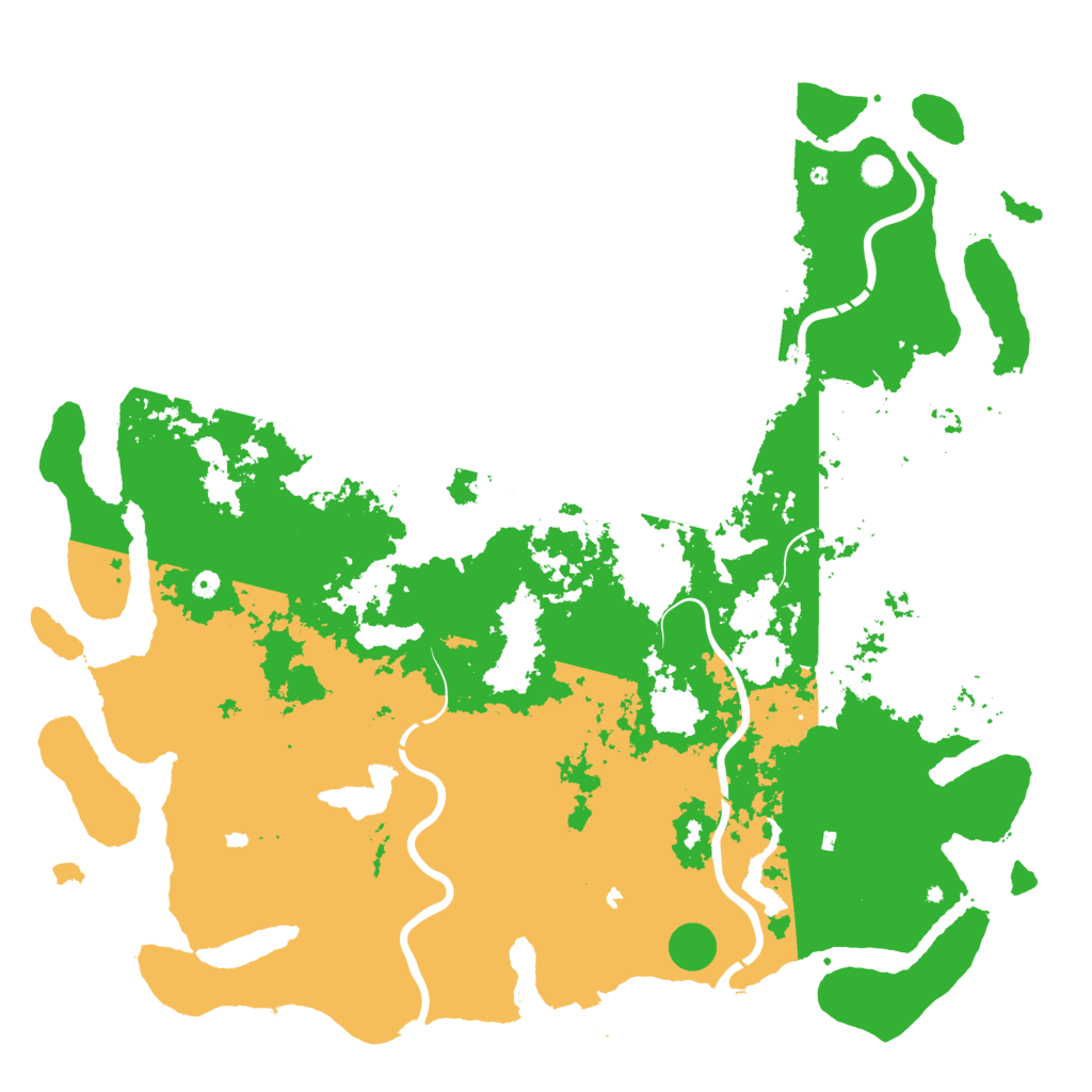 Biome Rust Map: Procedural Map, Size: 6000, Seed: 874262172