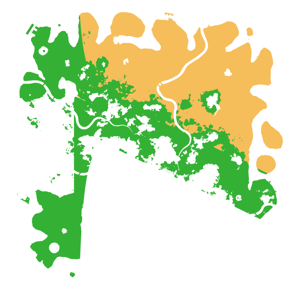 Biome Rust Map: Procedural Map, Size: 5000, Seed: 771505773