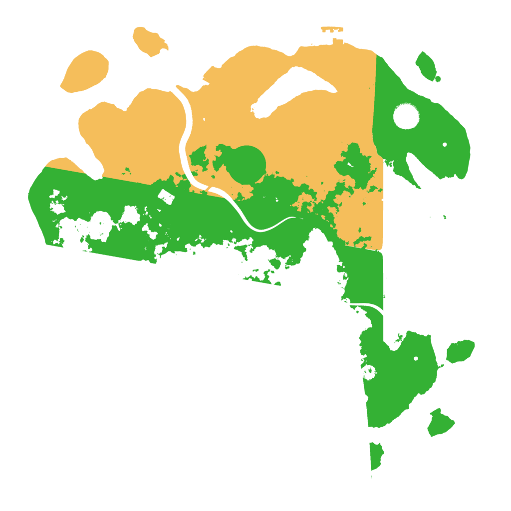 Biome Rust Map: Procedural Map, Size: 3500, Seed: 2139223122