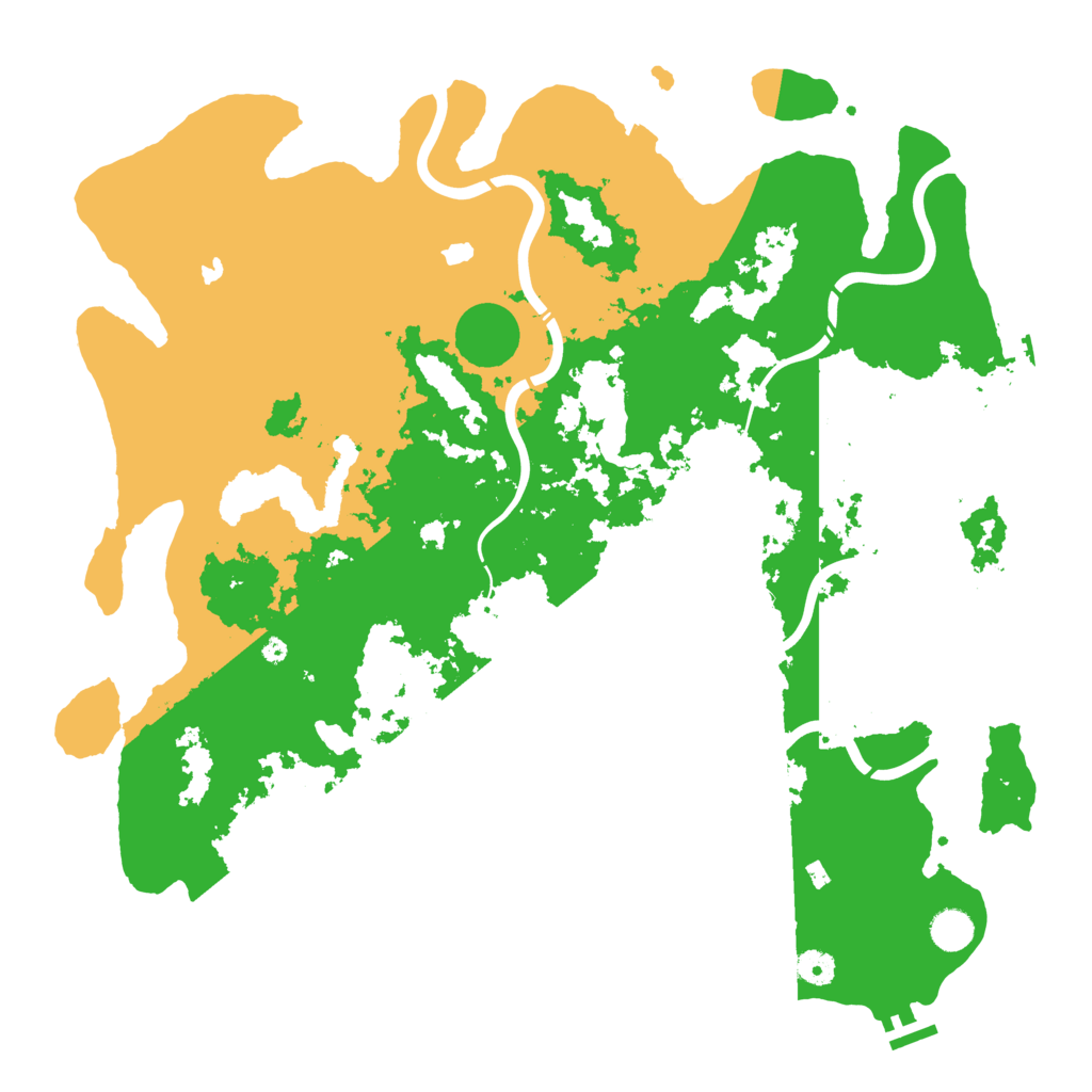 Biome Rust Map: Procedural Map, Size: 4500, Seed: 1472805003