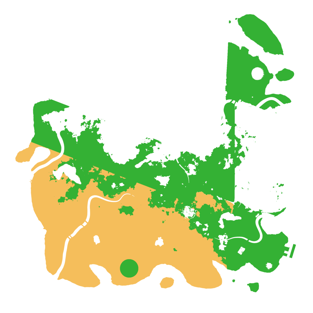 Biome Rust Map: Procedural Map, Size: 4500, Seed: 993189258