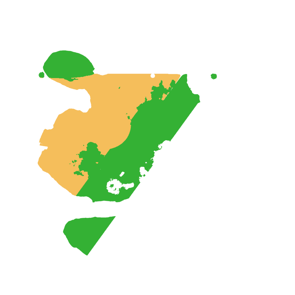 Biome Rust Map: Procedural Map, Size: 2000, Seed: 1943122873