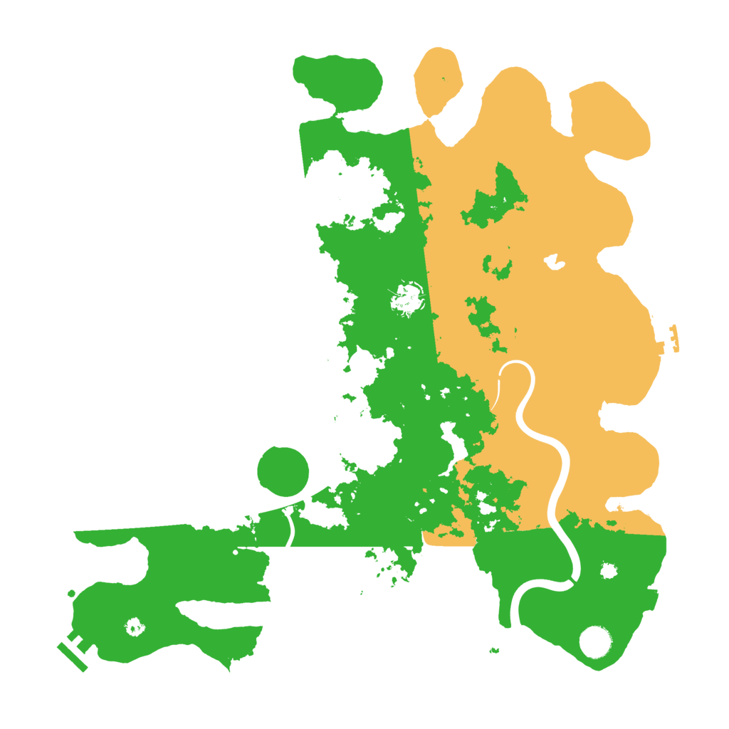 Biome Rust Map: Procedural Map, Size: 4000, Seed: 1205090301