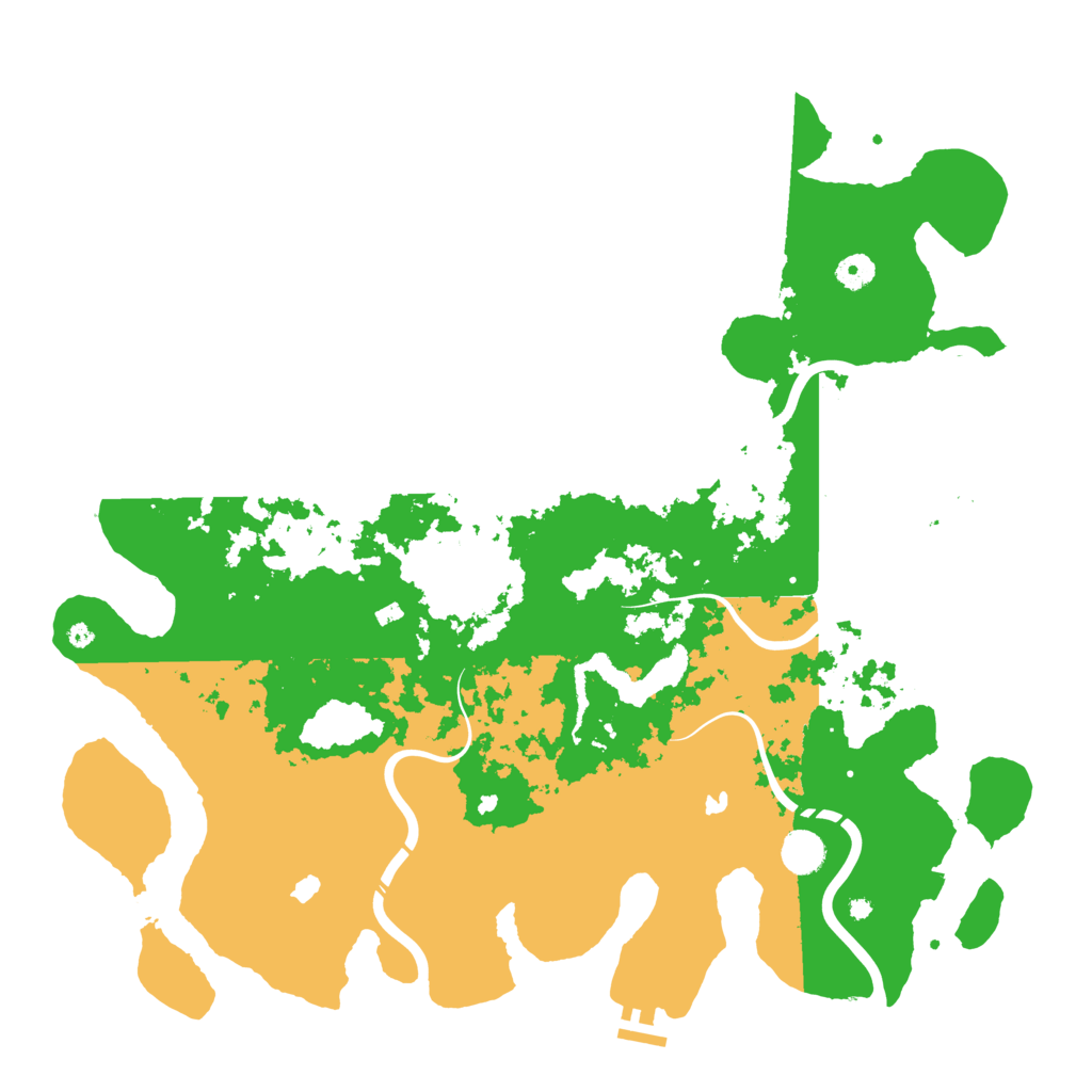 Biome Rust Map: Procedural Map, Size: 4500, Seed: 110362263