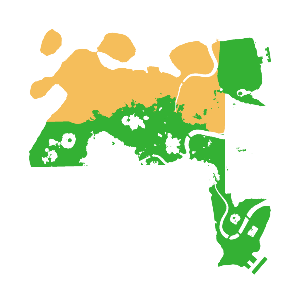 Biome Rust Map: Procedural Map, Size: 3000, Seed: 590324