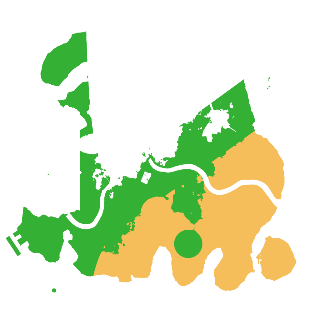 Biome Rust Map: Procedural Map, Size: 3000, Seed: 61362