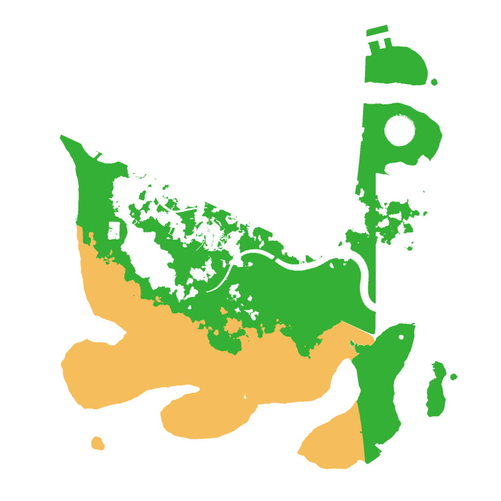 Biome Rust Map: Procedural Map, Size: 3000, Seed: 185141