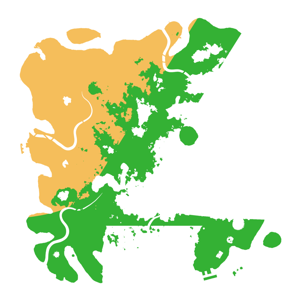 Biome Rust Map: Procedural Map, Size: 4500, Seed: 154368254