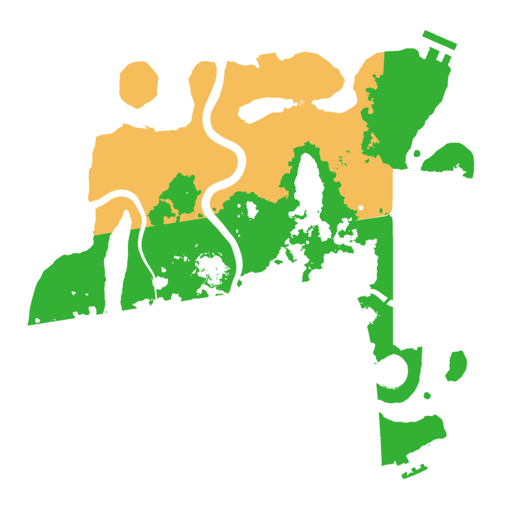 Biome Rust Map: Procedural Map, Size: 3000, Seed: 895743434