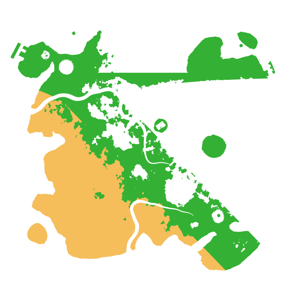 Biome Rust Map: Procedural Map, Size: 3500, Seed: 1607180216