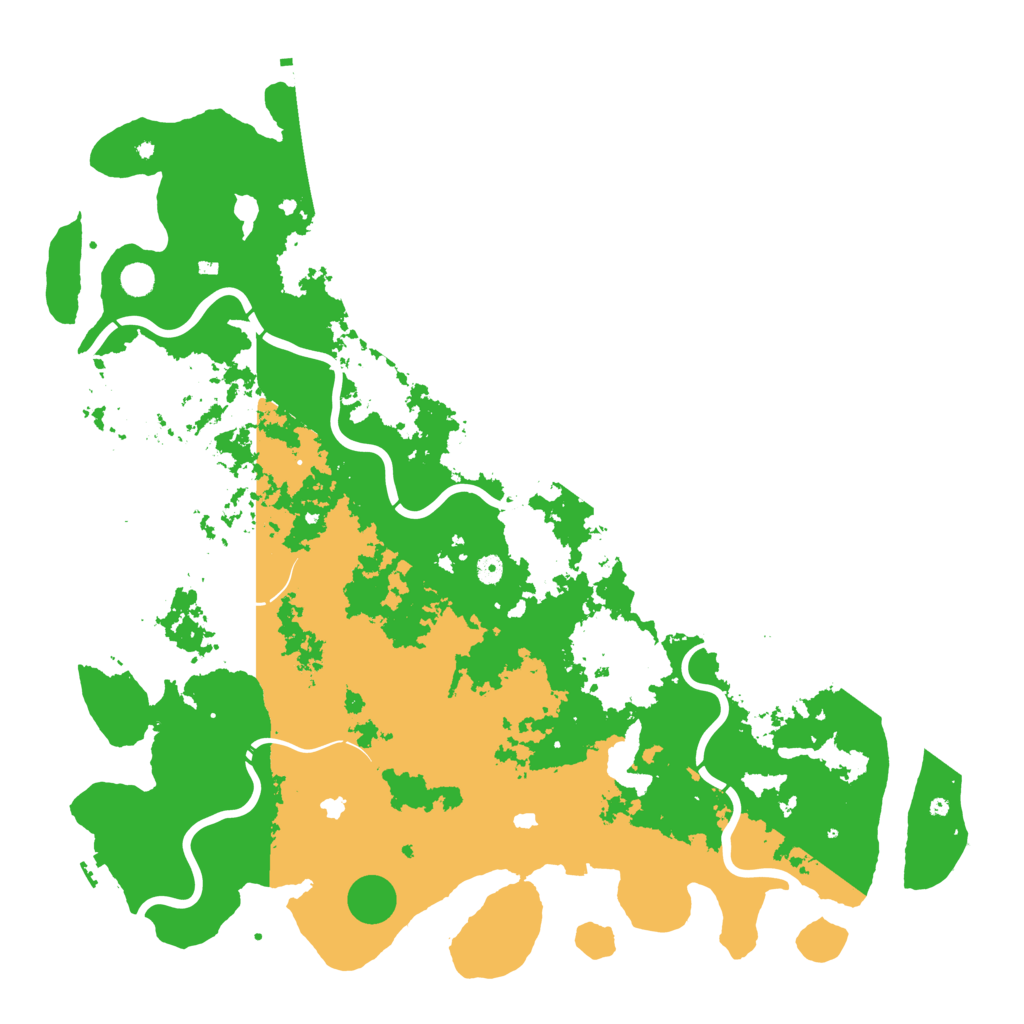 Biome Rust Map: Procedural Map, Size: 5500, Seed: 457823
