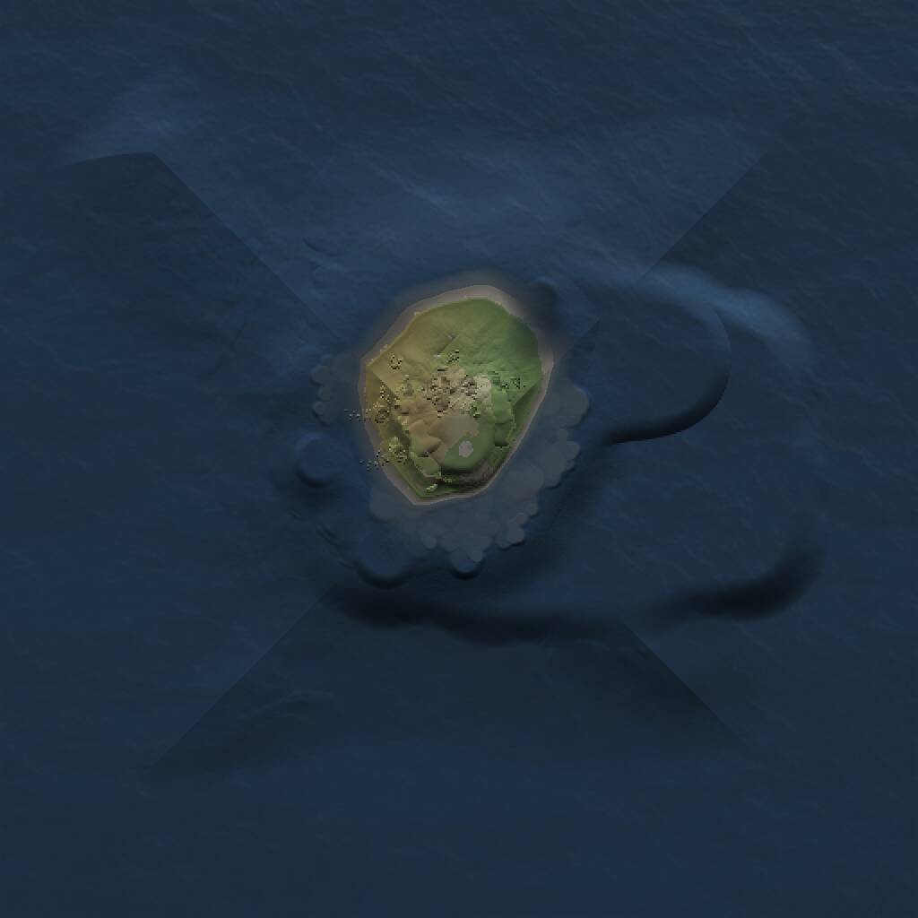 Rust Map: Procedural Map, Size: 1000, Seed: 839187135, 1 Monuments