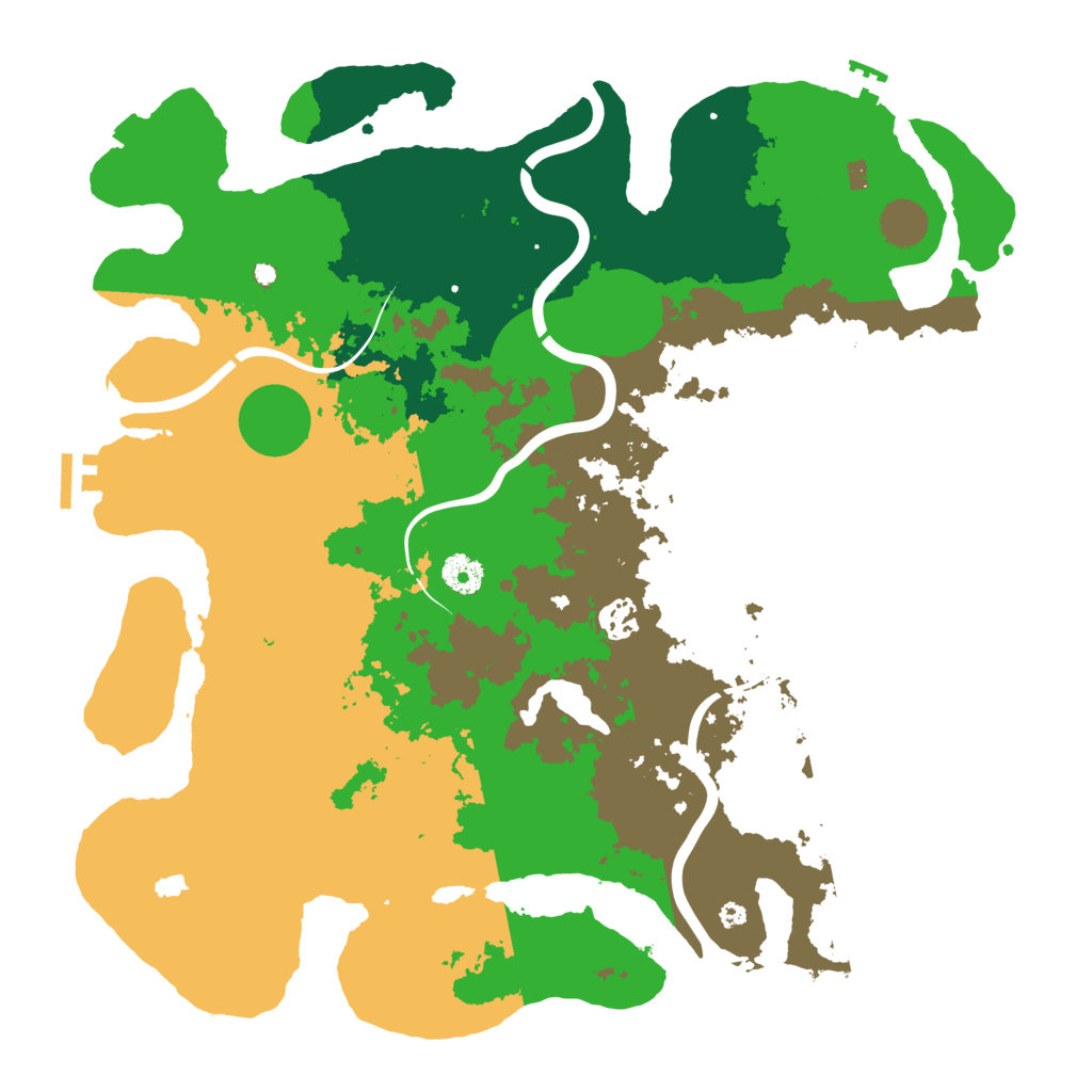 Biome Rust Map: Procedural Map, Size: 4000, Seed: 264258869