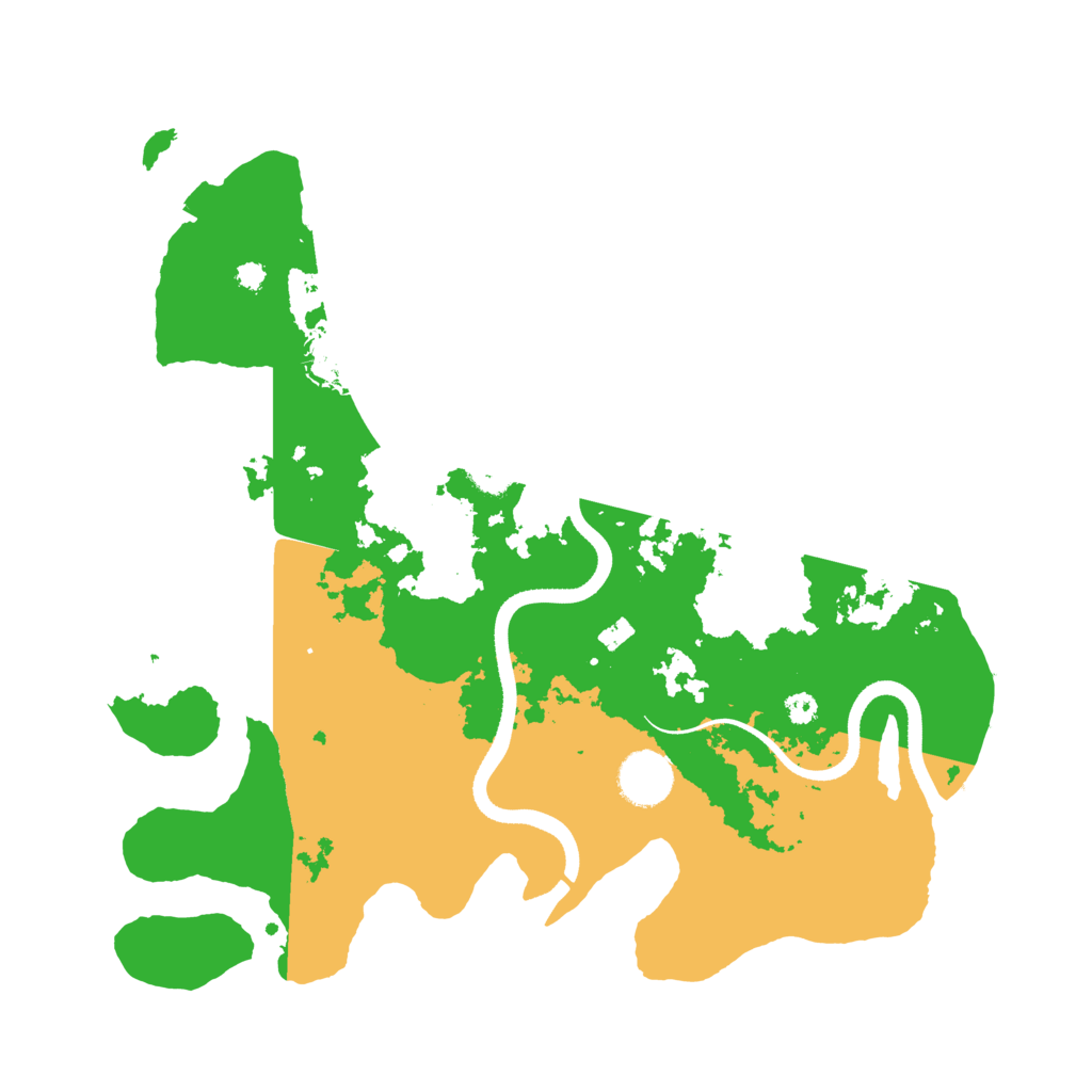Biome Rust Map: Procedural Map, Size: 3500, Seed: 6134234