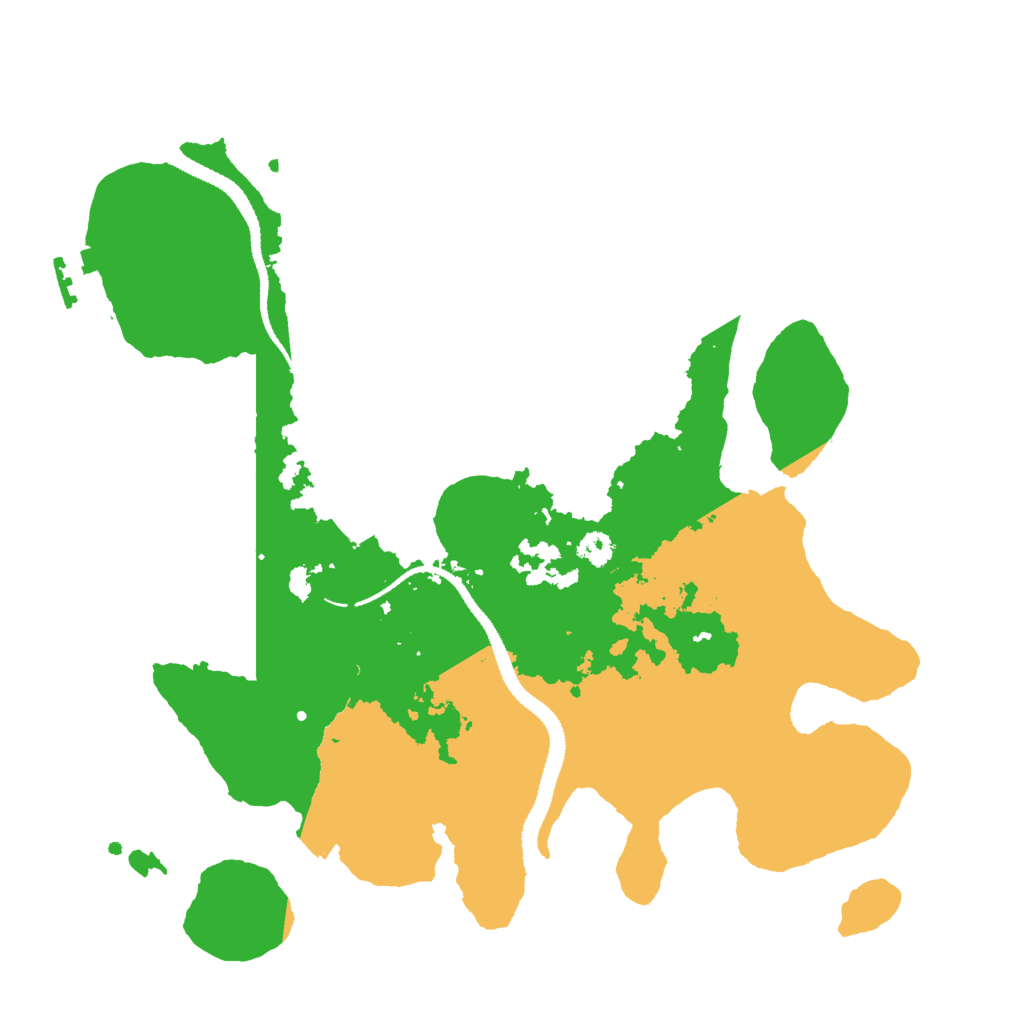 Biome Rust Map: Procedural Map, Size: 3000, Seed: 1692