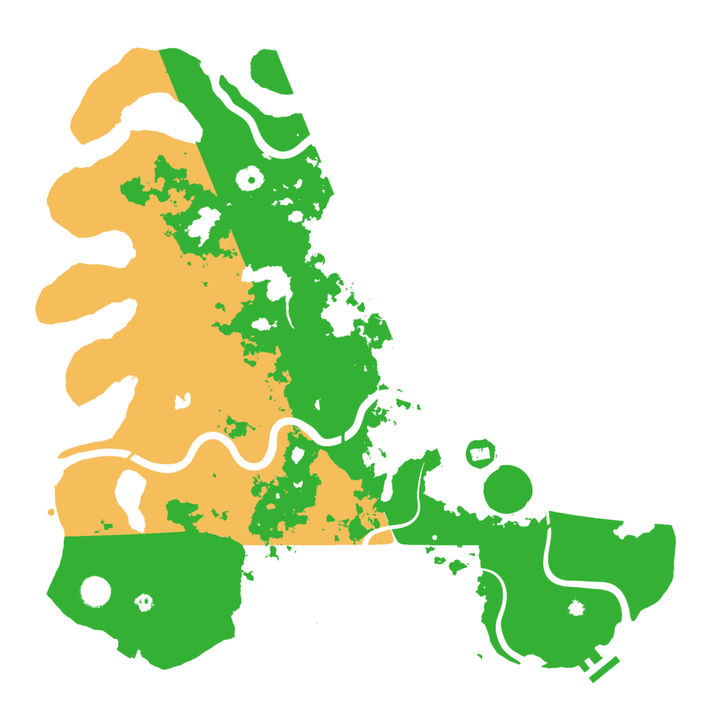 Biome Rust Map: Procedural Map, Size: 4200, Seed: 605719870