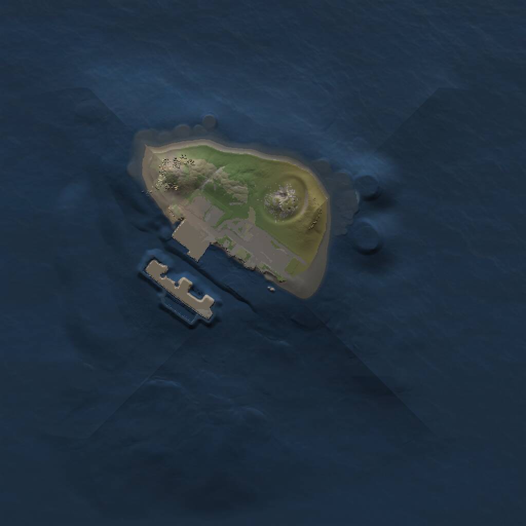 Rust Map: Procedural Map, Size: 1000, Seed: 88371965, 2 Monuments