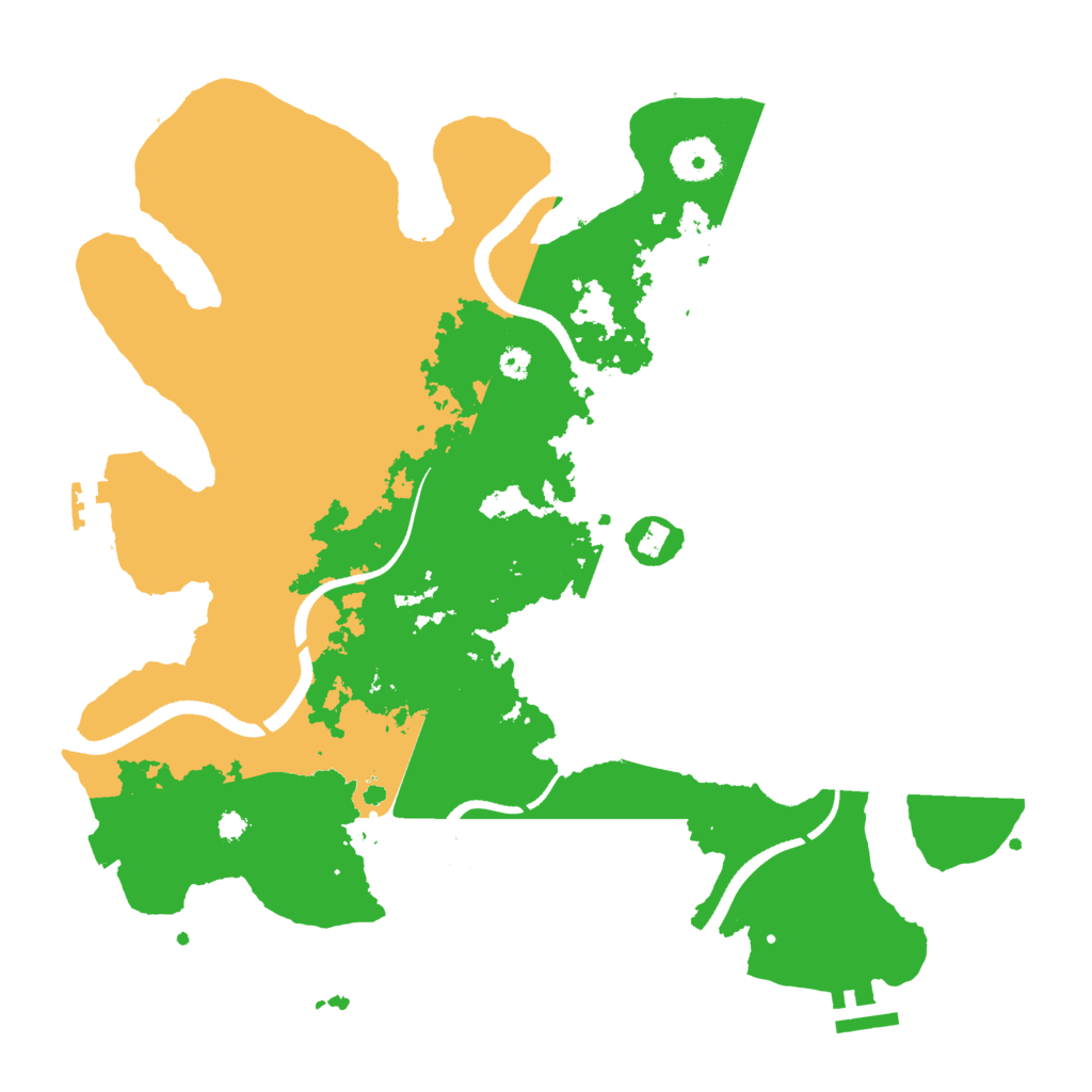 Biome Rust Map: Procedural Map, Size: 3500, Seed: 8037016