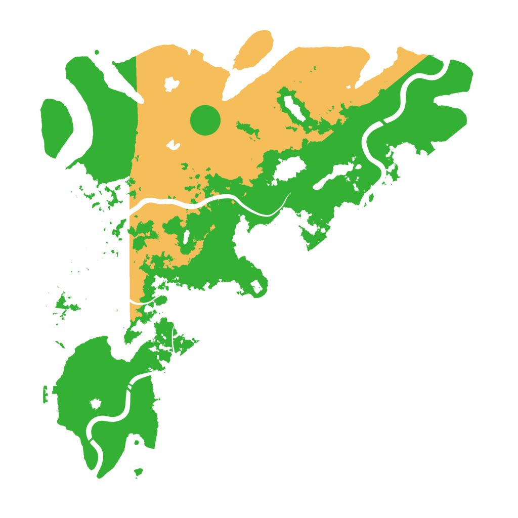Biome Rust Map: Procedural Map, Size: 4500, Seed: 1746033151