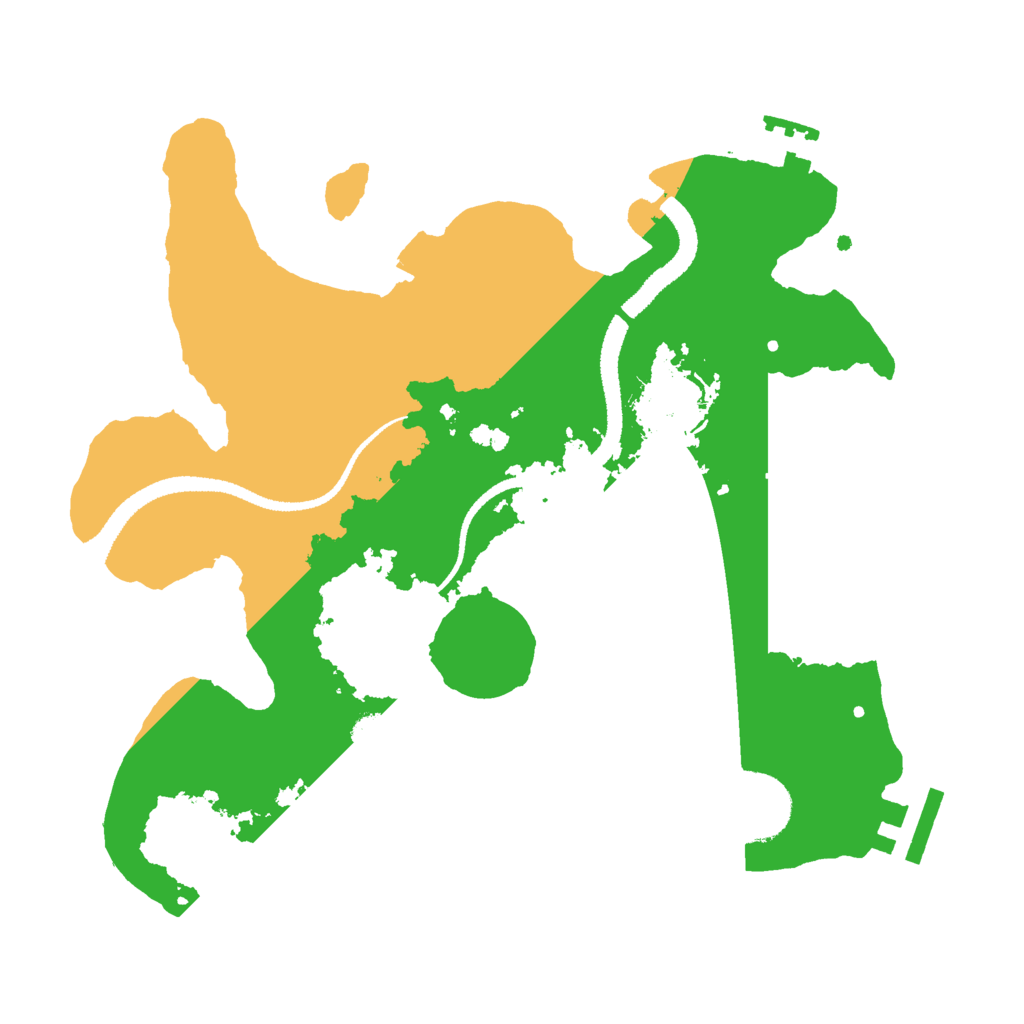 Biome Rust Map: Procedural Map, Size: 2700, Seed: 1755777685