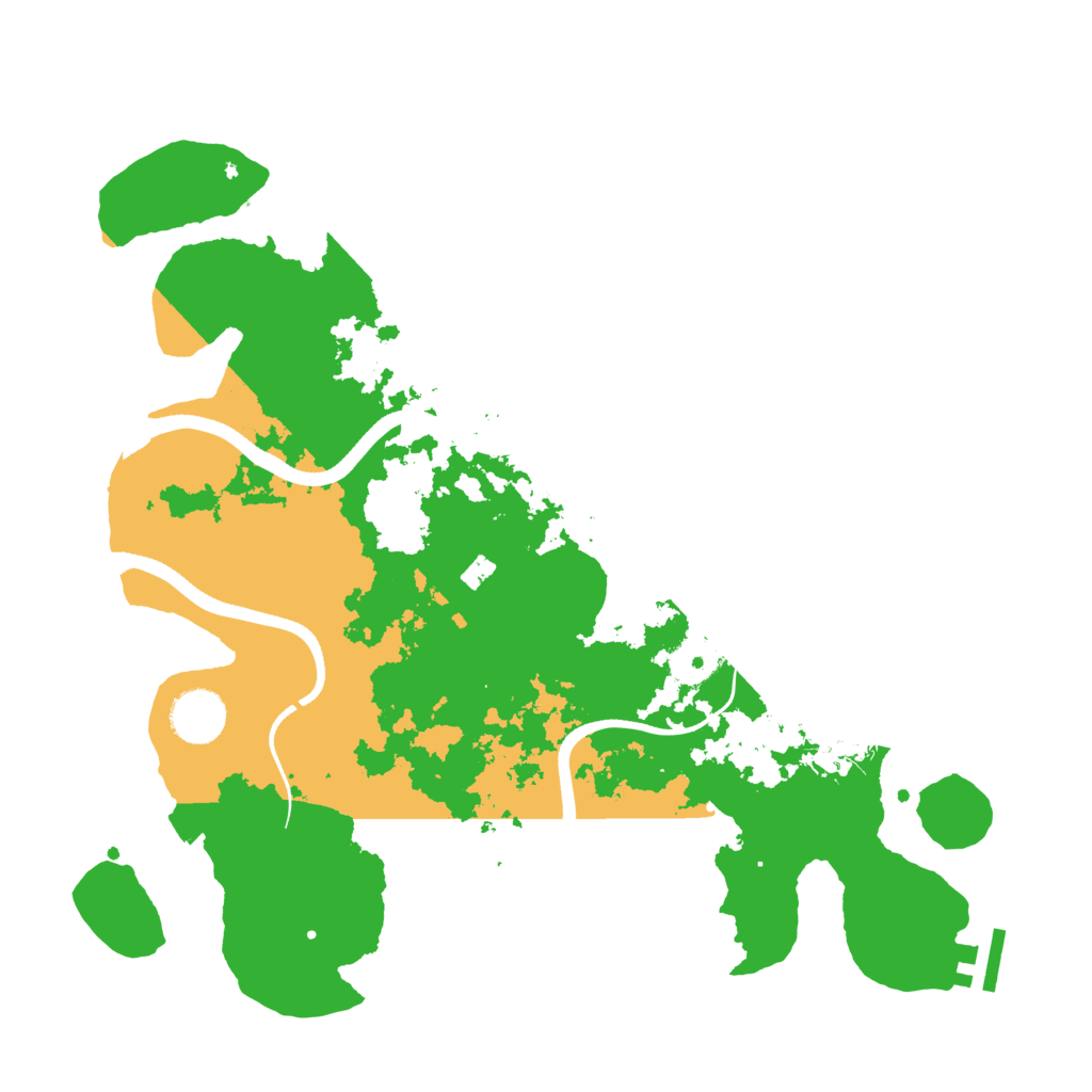 Biome Rust Map: Procedural Map, Size: 3500, Seed: 383796356