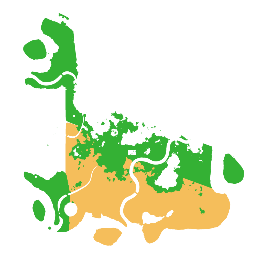 Biome Rust Map: Procedural Map, Size: 3500, Seed: 1161520780