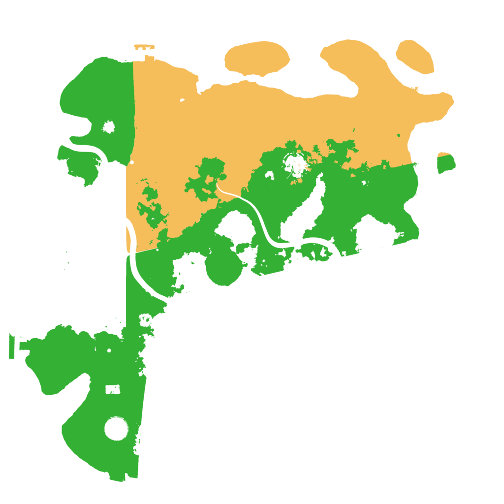 Biome Rust Map: Procedural Map, Size: 3750, Seed: 15000