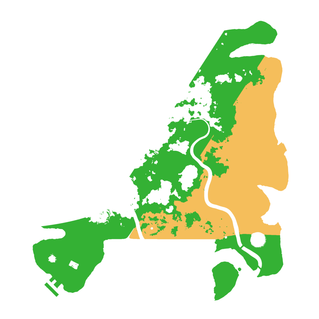 Biome Rust Map: Procedural Map, Size: 3750, Seed: 197011154
