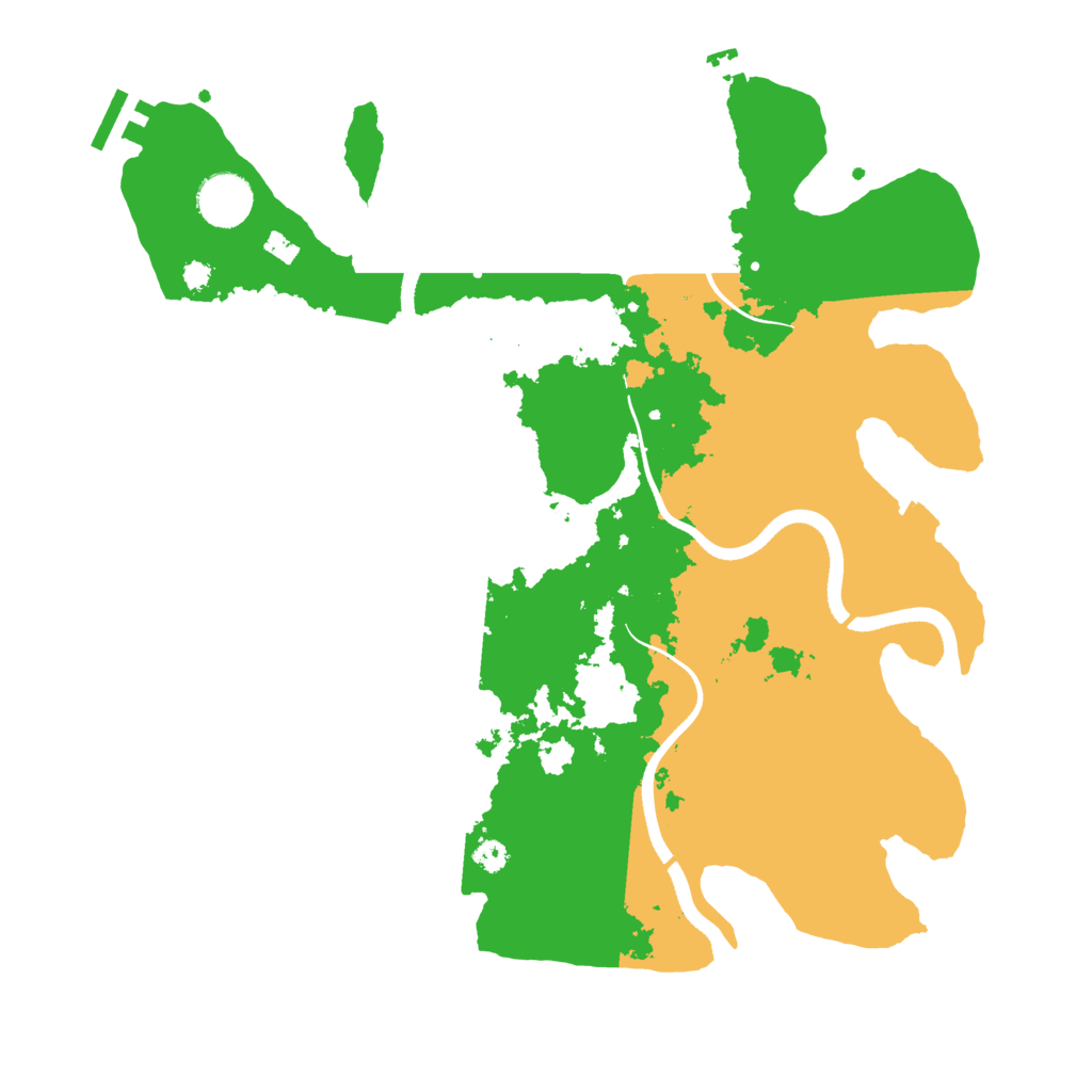 Biome Rust Map: Procedural Map, Size: 3500, Seed: 812050904