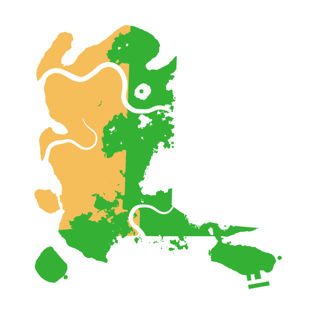Biome Rust Map: Procedural Map, Size: 3000, Seed: 55324878