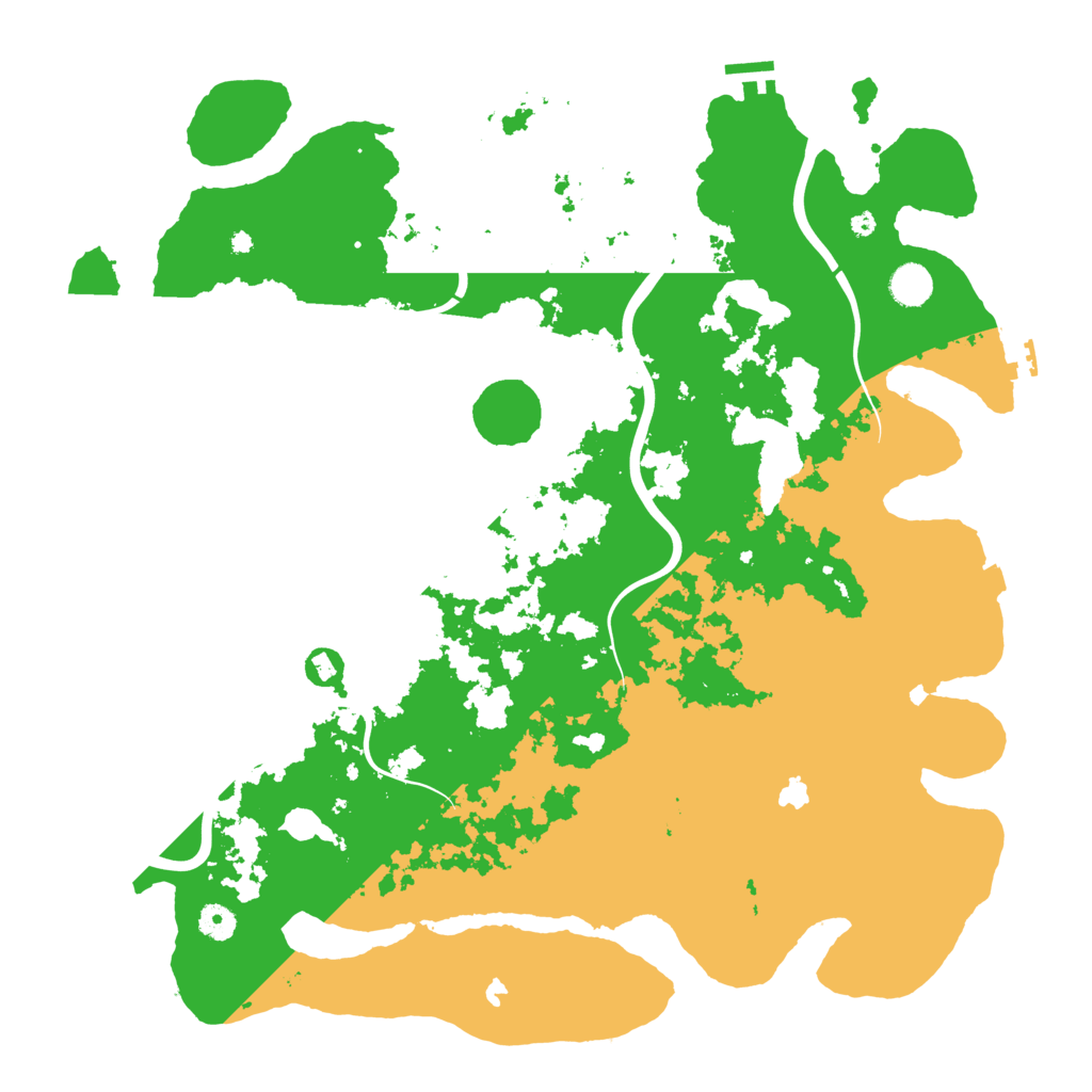 Biome Rust Map: Procedural Map, Size: 4500, Seed: 206787004
