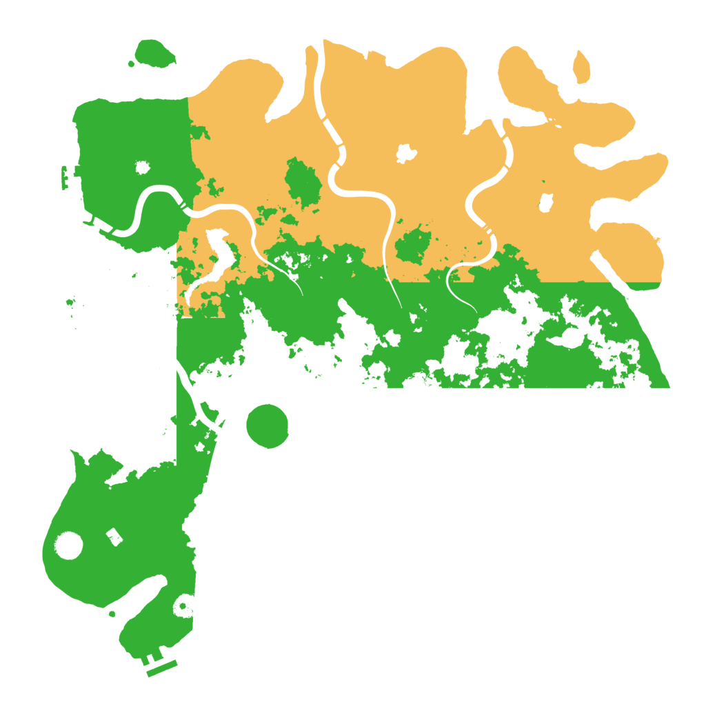 Biome Rust Map: Procedural Map, Size: 4500, Seed: 1114055259