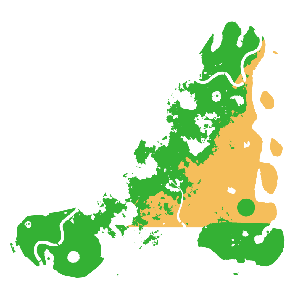 Biome Rust Map: Procedural Map, Size: 4500, Seed: 1312739580