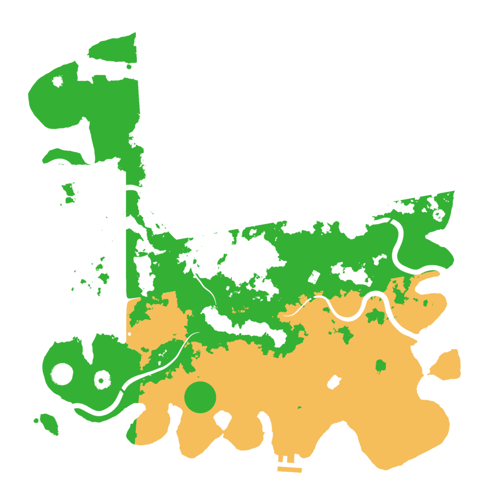 Biome Rust Map: Procedural Map, Size: 4200, Seed: 850198147