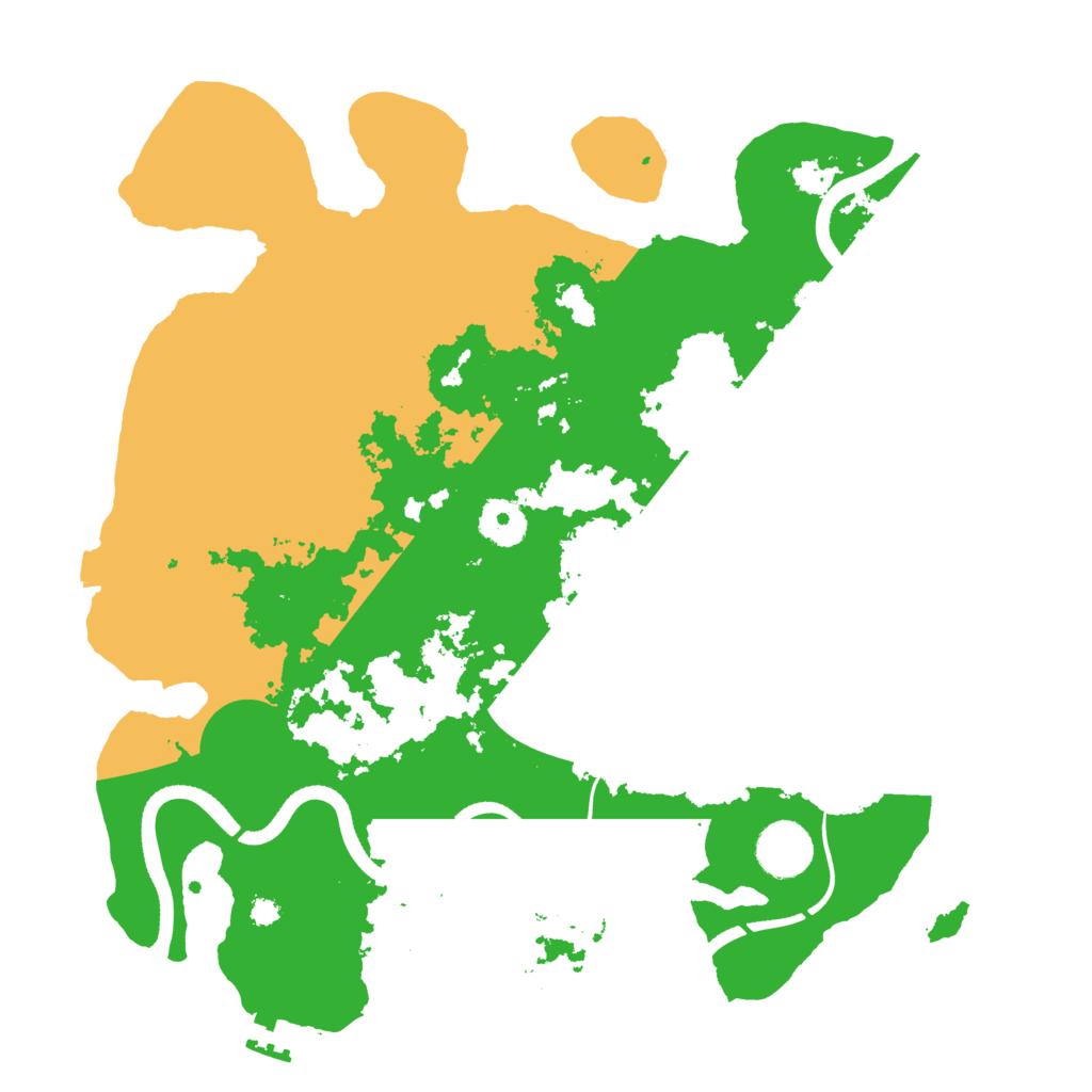 Biome Rust Map: Procedural Map, Size: 3500, Seed: 1109385231