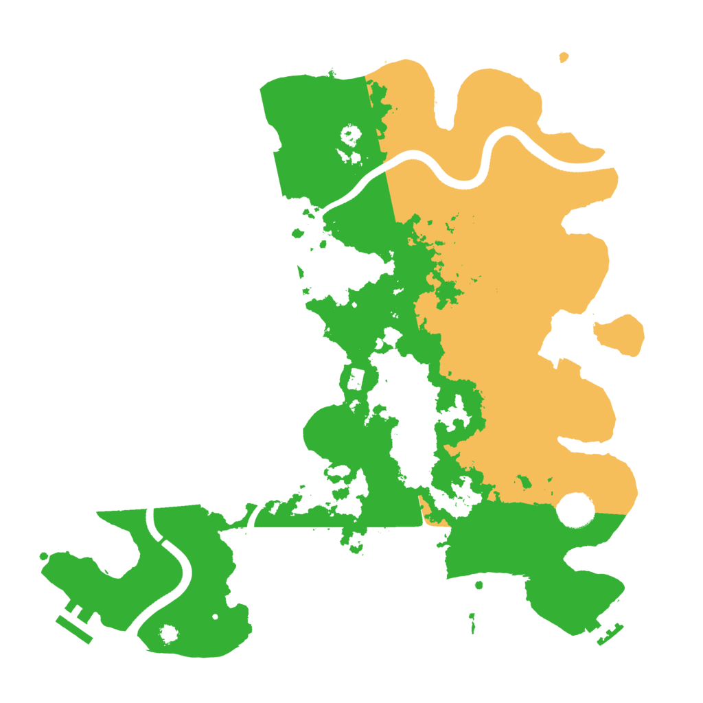 Biome Rust Map: Procedural Map, Size: 3500, Seed: 3050