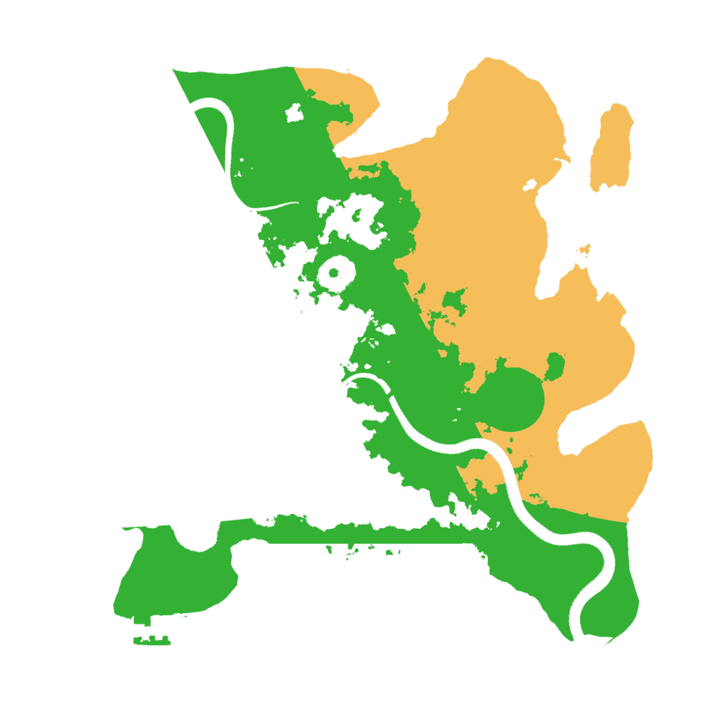 Biome Rust Map: Procedural Map, Size: 3000, Seed: 1750326906