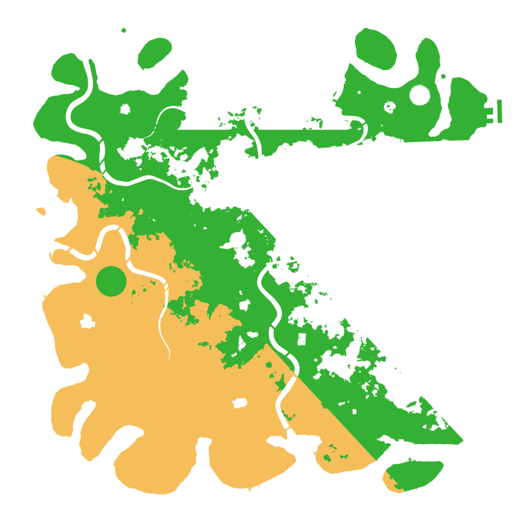 Biome Rust Map: Procedural Map, Size: 4500, Seed: 24760108