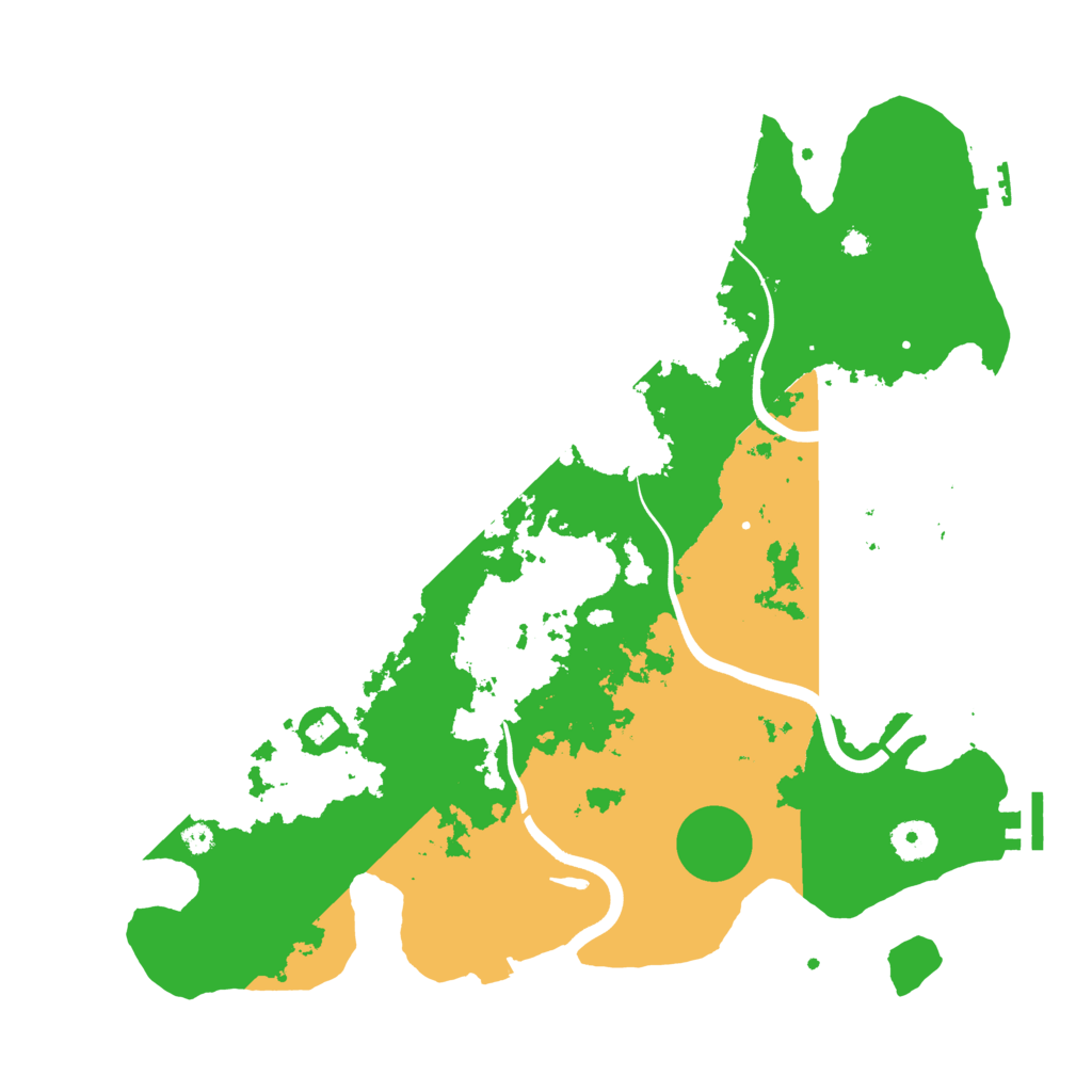 Biome Rust Map: Procedural Map, Size: 3800, Seed: 638077861
