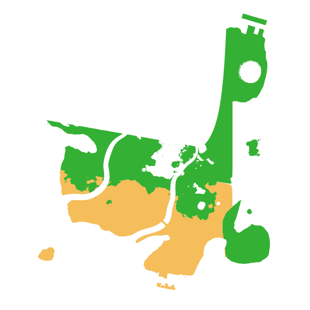 Biome Rust Map: Procedural Map, Size: 2500, Seed: 2112688675